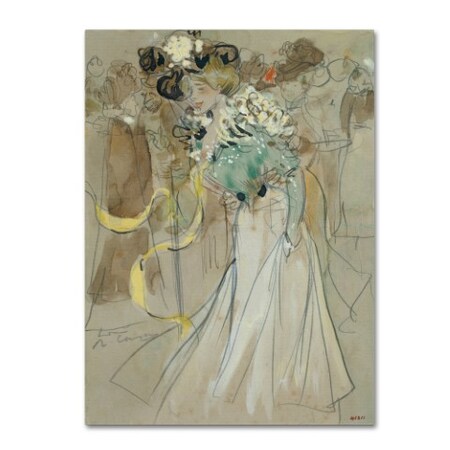 Trademark Fine Art Ramon Casas 'Celebrations In Toulon' Canvas Art, 18x24 AA01042-C1824GG
